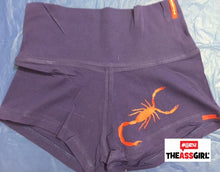Load image into Gallery viewer, Zodiac Sign Cotton Fold over Yoga Shorts