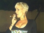 TheAssGirl Smoking Cigar