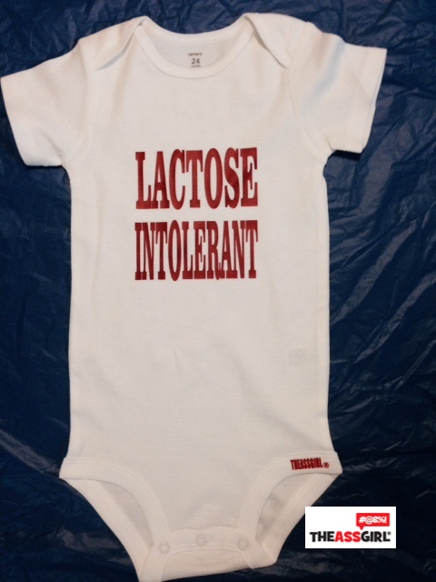Lactose Intolerant Baby Onesie!