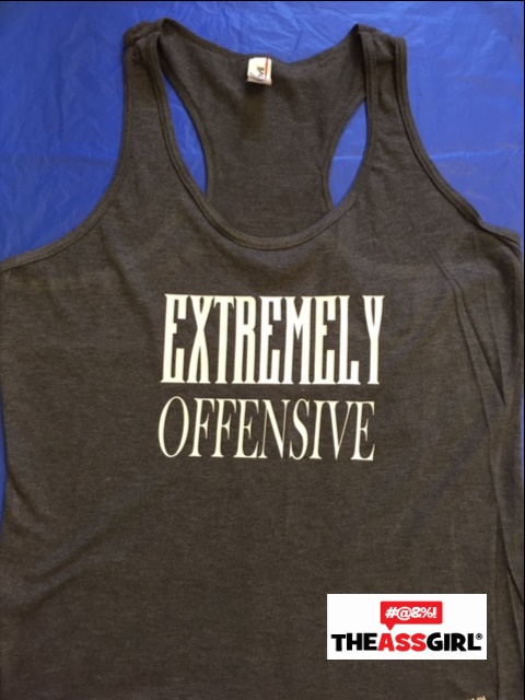 Extremely Offensive Dark Grey Tank Top