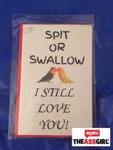 Spit Greeting Card