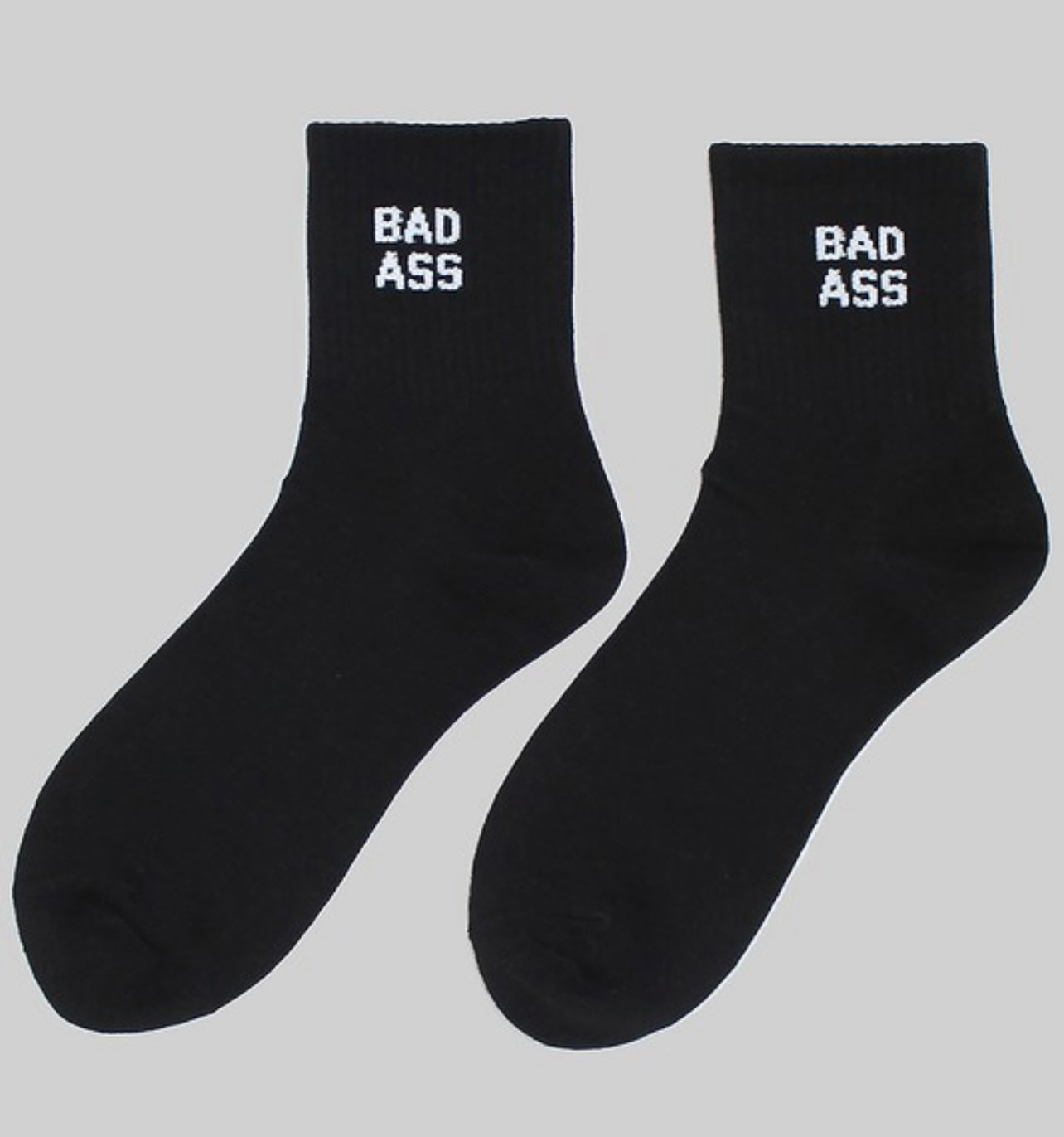 Black Bad Ass Socks