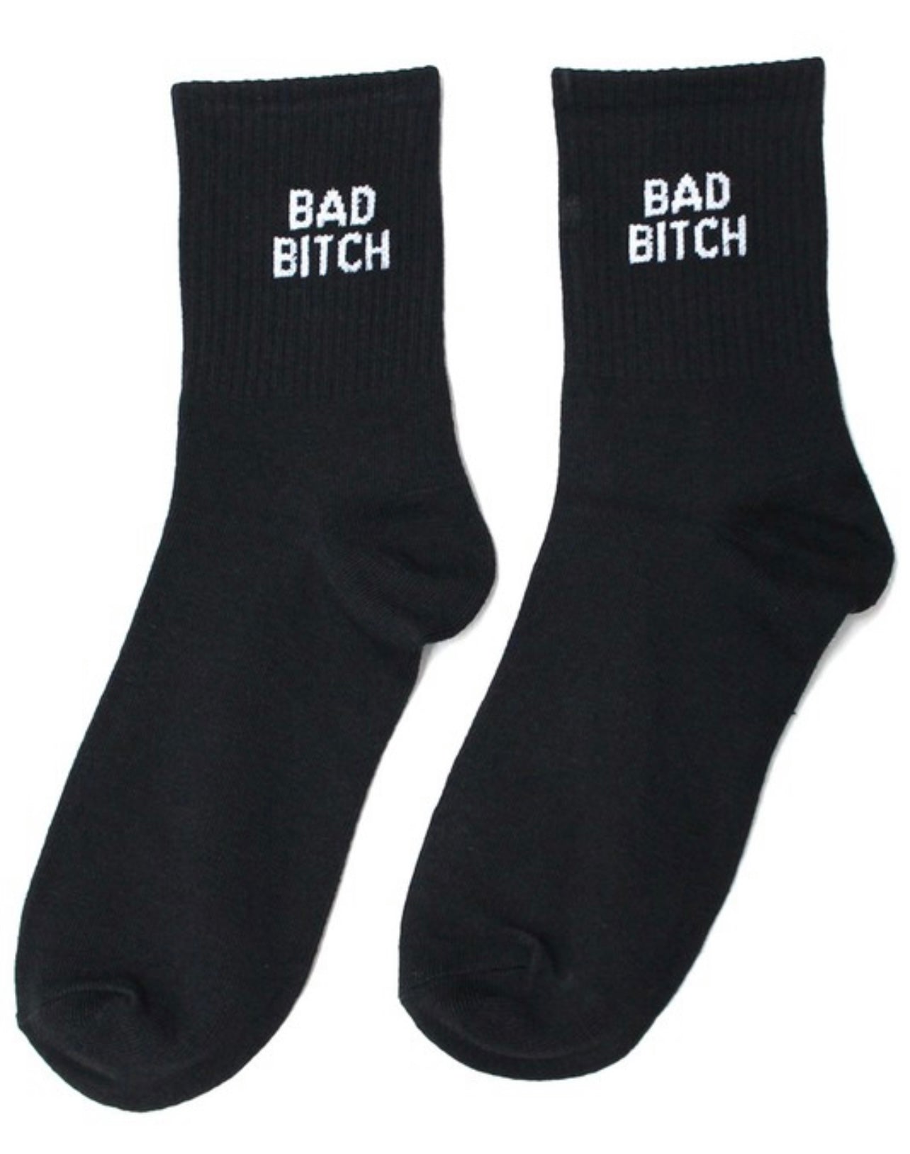 Black Bad Bitch Socks