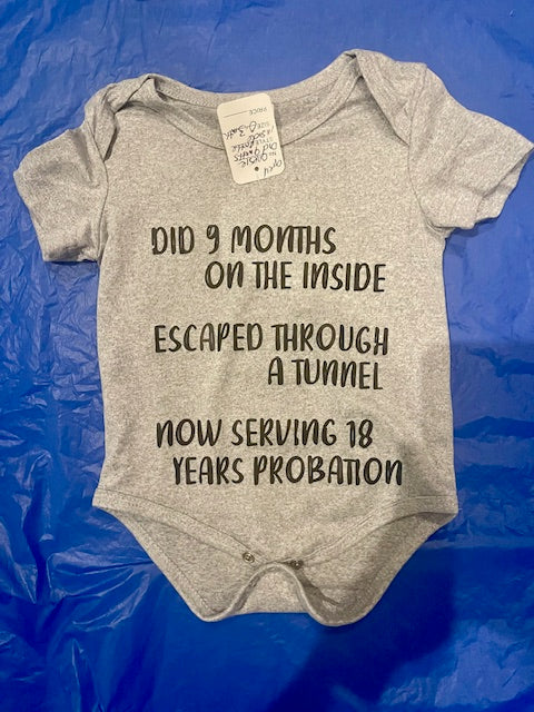 Did 9 Months On The Inside  0-3 mths