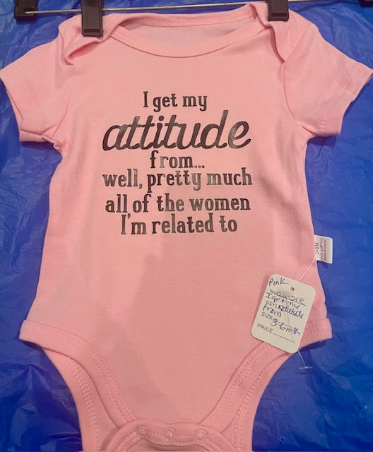 I Get My Attitude  3-6 mths