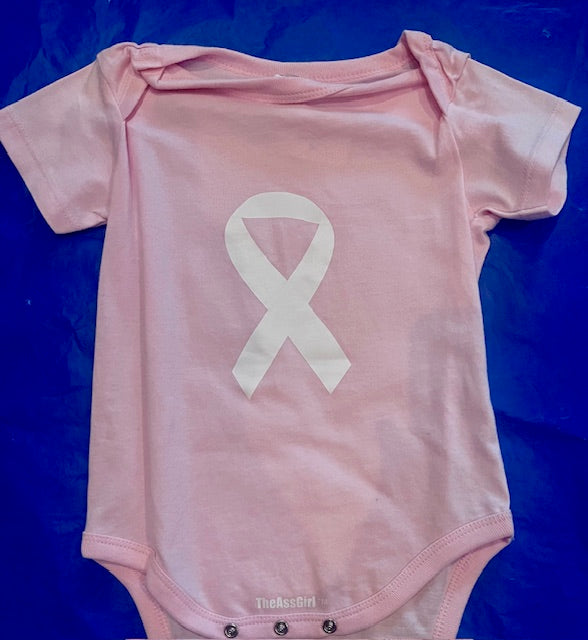 Pink Ribbon Onesie  18 mths