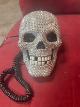 Load image into Gallery viewer, Silver Skull Phone
