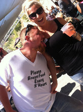 Load image into Gallery viewer, Please Breastfeed Every 3 Hours T-Shirt
